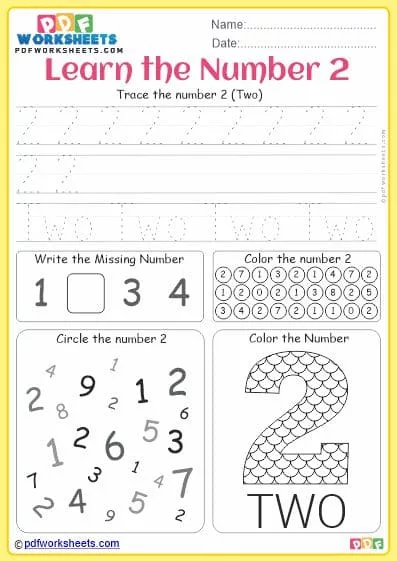 Printable Learn Numbers 0 to 9 PDF Worksheets [DOWNLOAD]