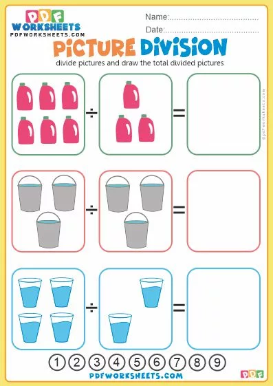 Picture Division PDF Worksheet-10