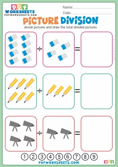 Picture Division PDF Worksheet-6