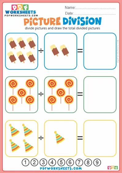 Picture Division PDF Worksheet-7
