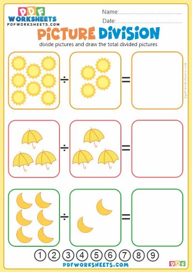 Picture Division PDF Worksheet-8