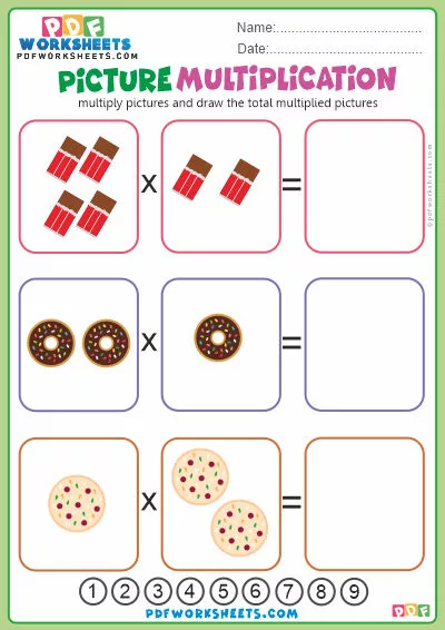 Picture Multiplication PDF Worksheet-9